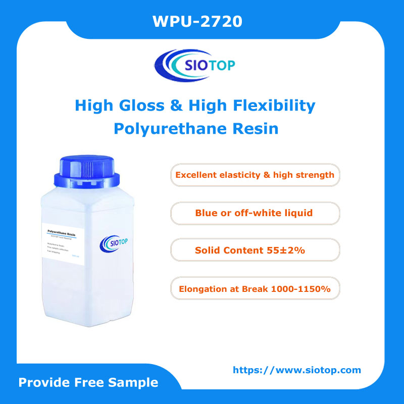 High gloss and high bending polyurethane resin